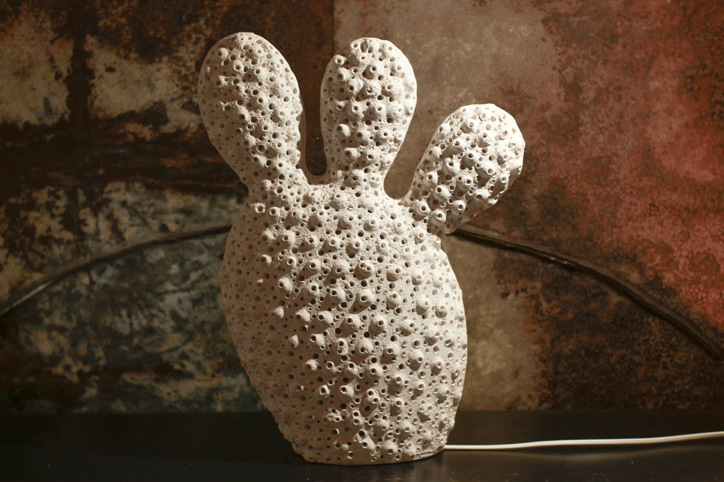 Lampada in terracotta "Fico d'india"