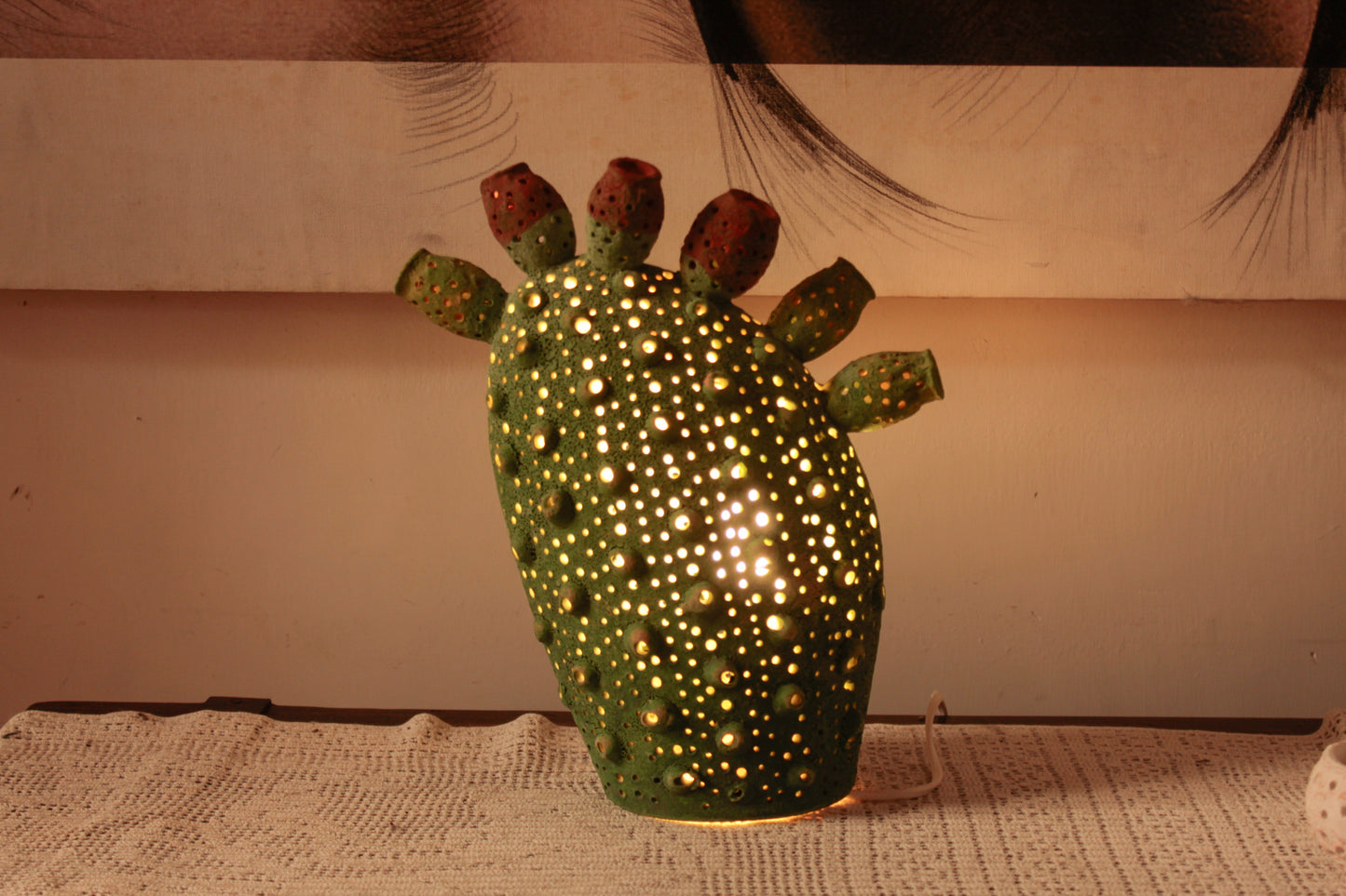 Lampada pala di fico d'india