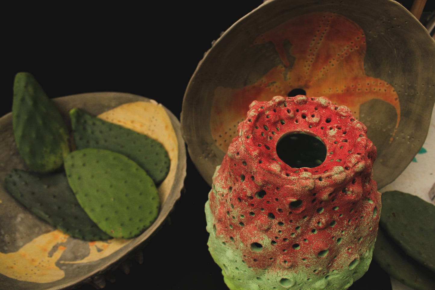 Lampada in terracotta "Ficalindia"